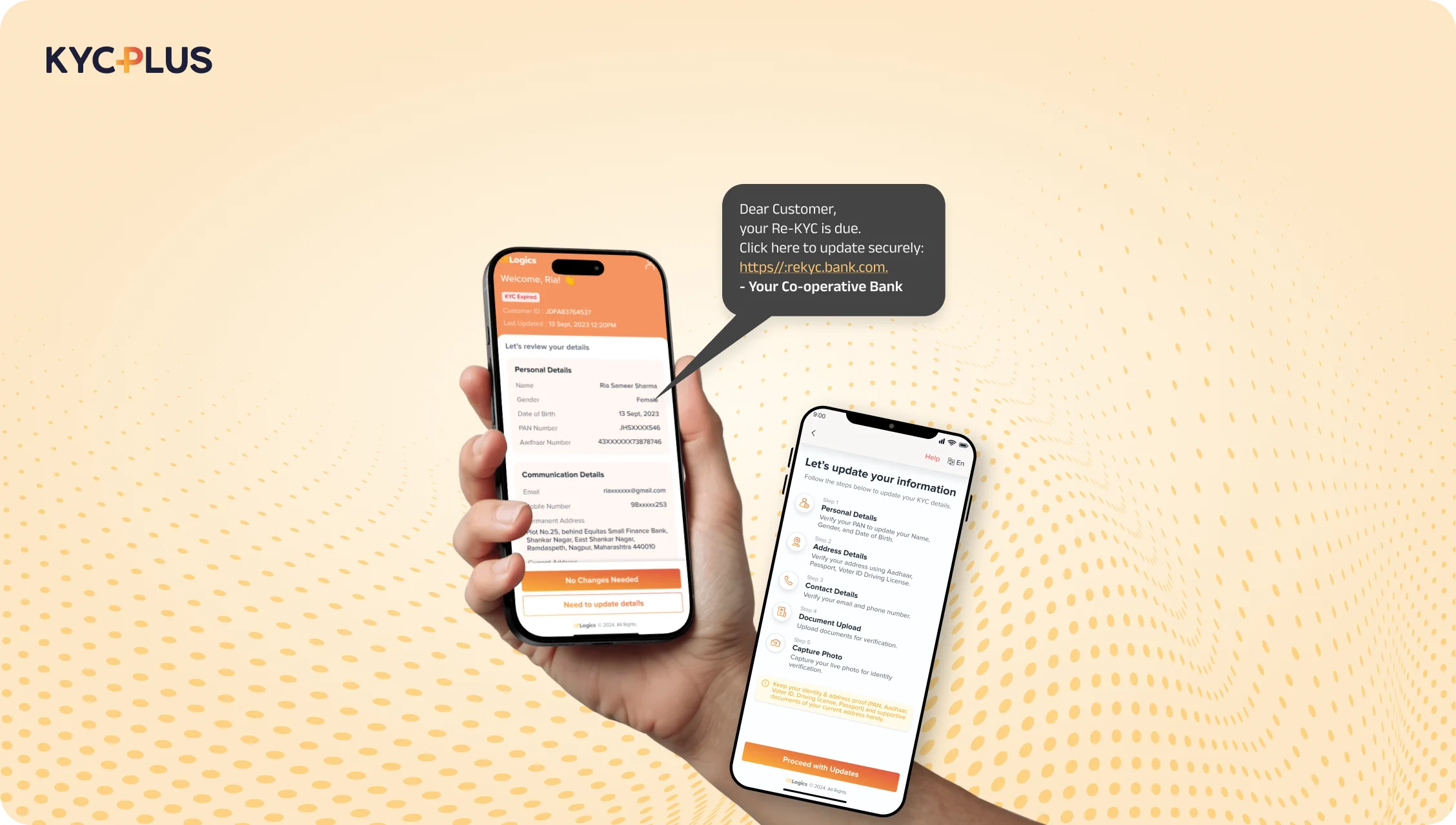 online re-kyc process for bank account